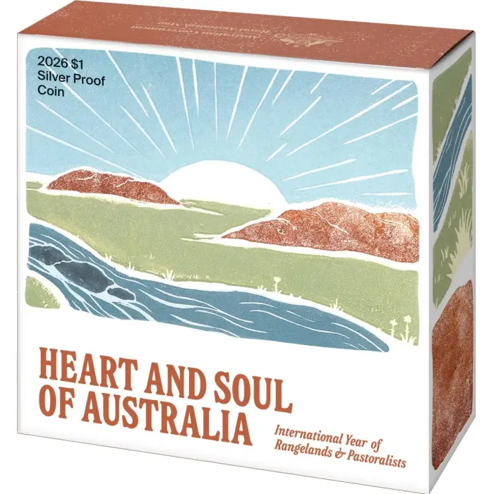 2026 Heart & Soul of Australia Rangelands $1 Silver Proof Coin RAM