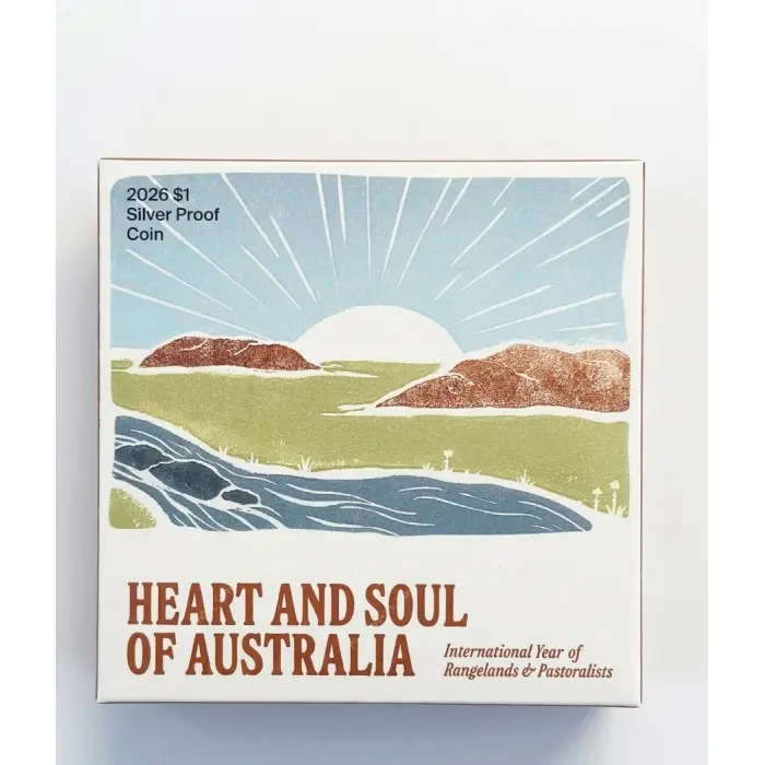 2026 Heart & Soul of Australia Rangelands $1 Silver Proof Coin RAM