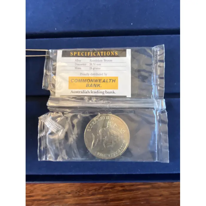 1988 Parliament House $5 coin in its original Commonwealth Bank packaging 