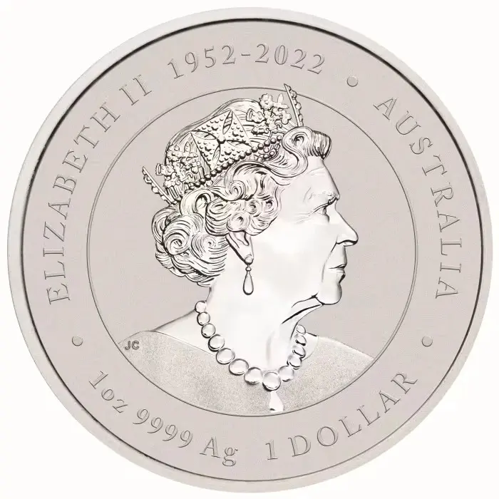 2024 $1 Lunar Year of Dragon Lilac Dragon 1oz Silver Coloured BU Coin In Capsule