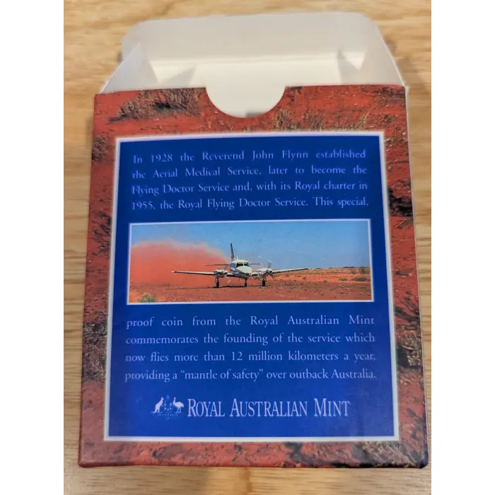 Royal Flying Doctor Service $5.00 Proof Coin 1998