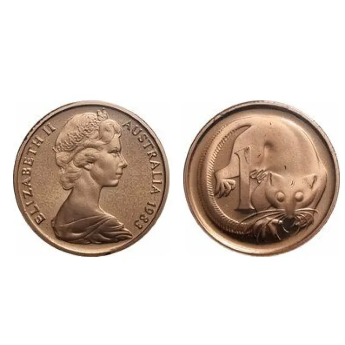 1 Cents - full set of Australian decimal 2 cent coins 1966 to 1989