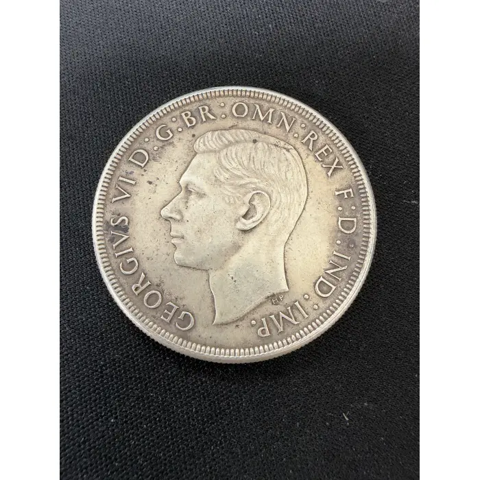 1937 5 Shillings George VI Crown Silver Australia Coin
