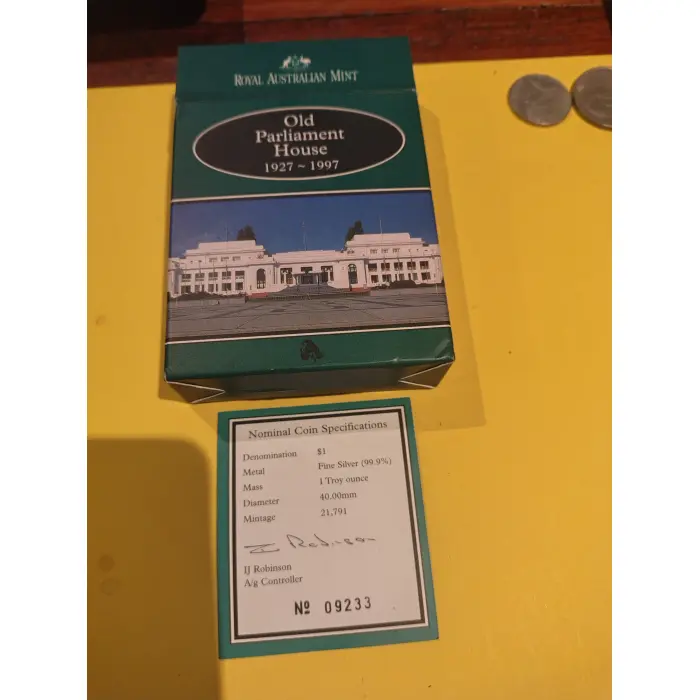 Old Parliament House 1oz Silver Coin