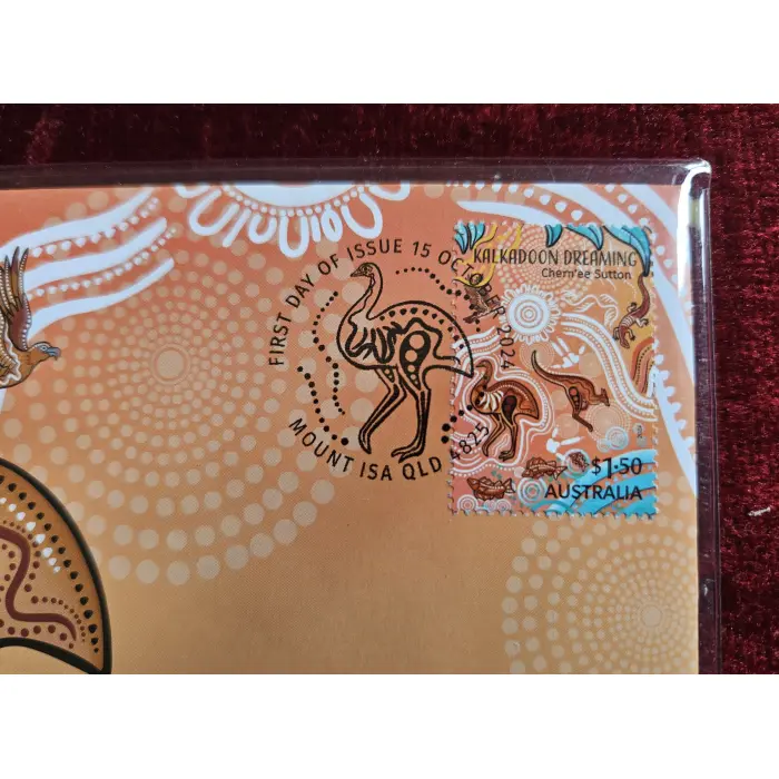 ☀️ 2024 $1 Kalkadoon Dreaming PNC with Perth Mint Coloured Coin Mintage 7,500 
