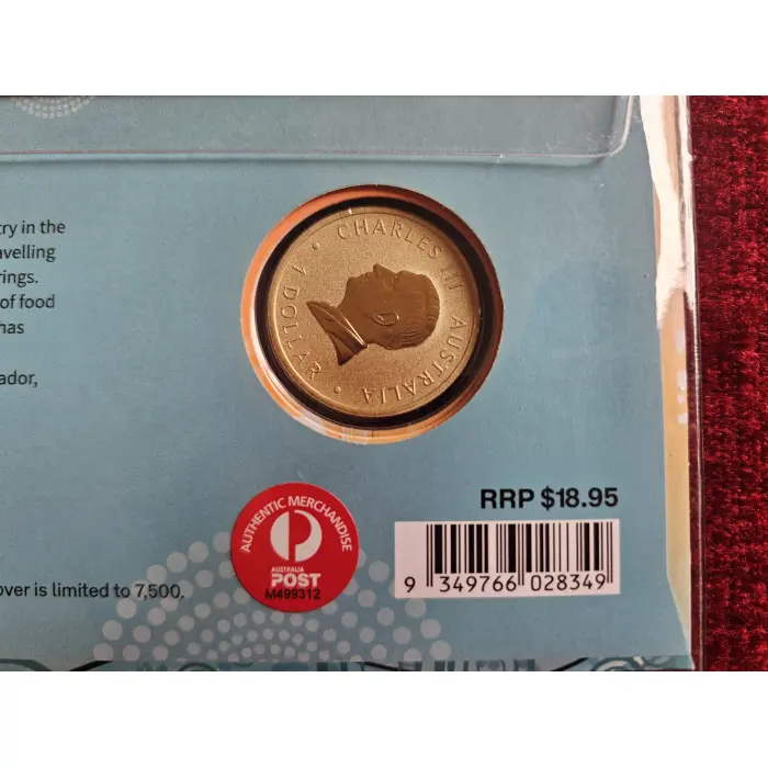 ☀️ 2024 $1 Kalkadoon Dreaming PNC with Perth Mint Coloured Coin Mintage 7,500 