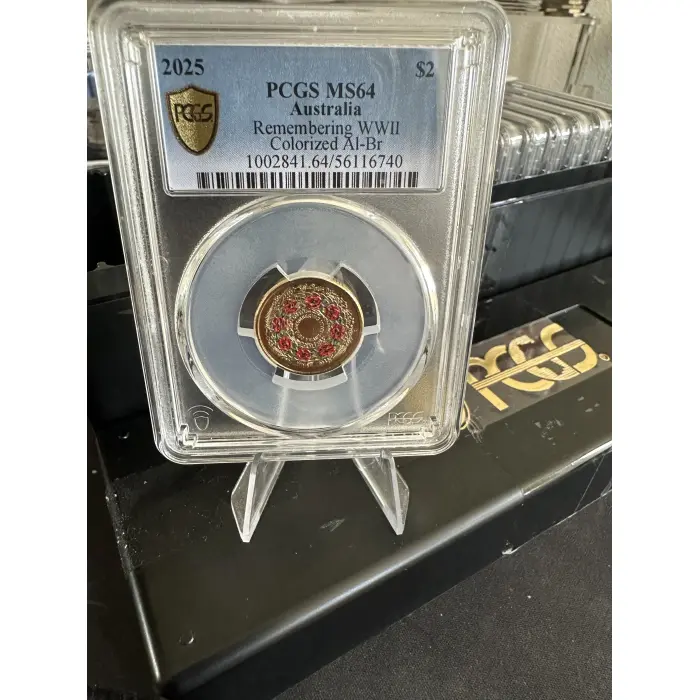 2025 $2 Red Poppy Wreath PCGS MS64