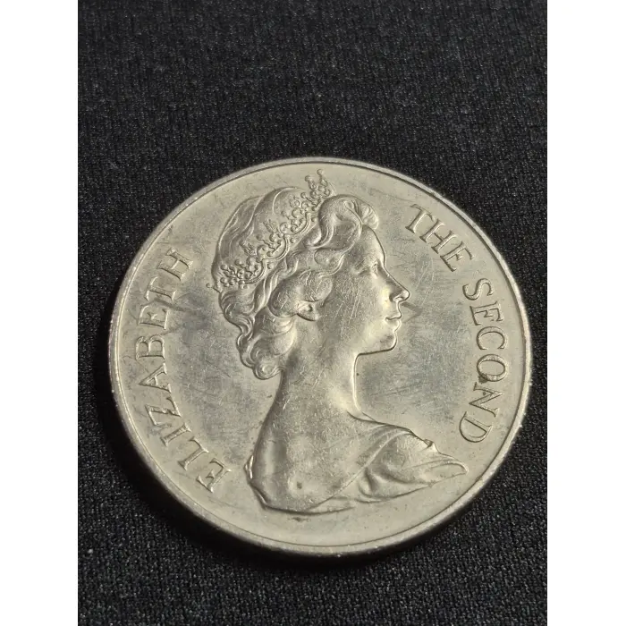 1973 St. Helena Tercentenary 25 Pence Coin