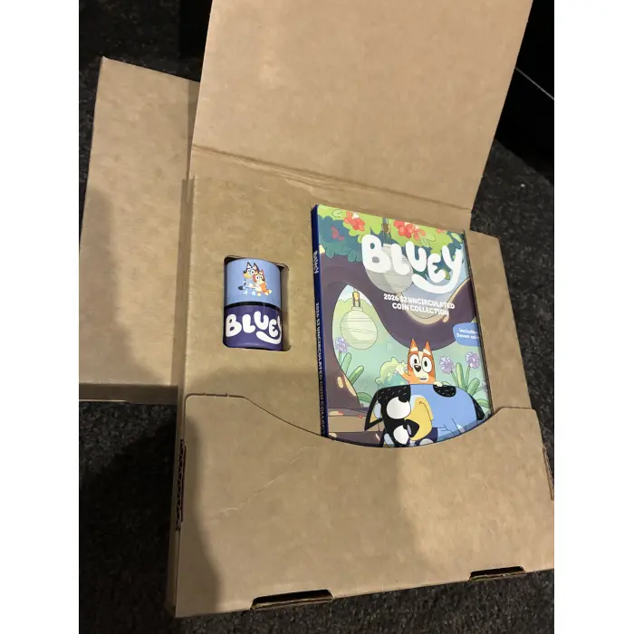 2026. Bluey folder and unopened tube 