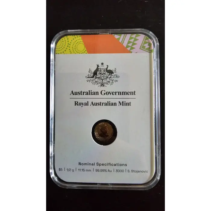 2023 Royal Australian Mint $5 FIFA Women's World Cup Gold Coin