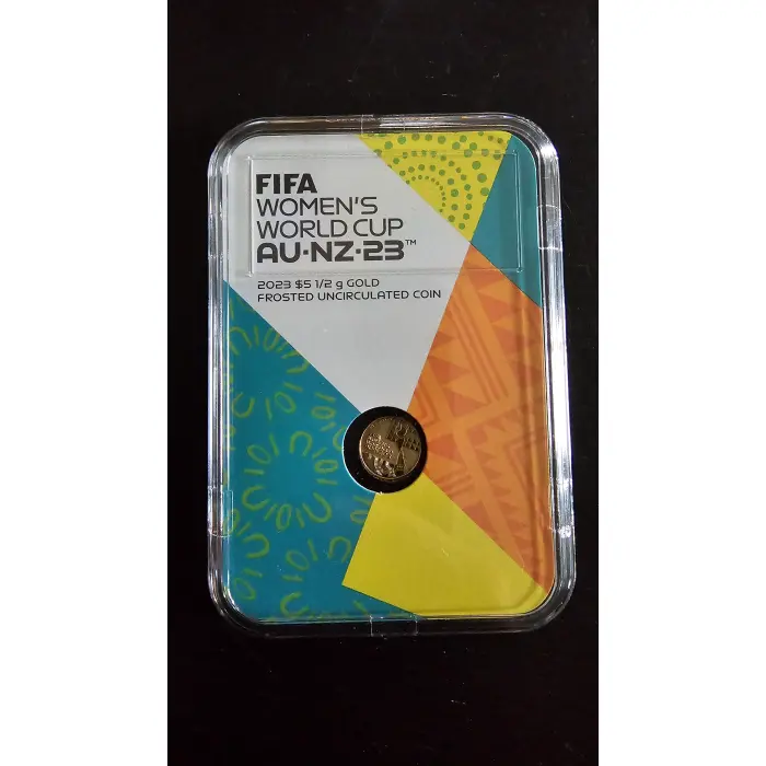 2023 Royal Australian Mint $5 FIFA Women's World Cup Gold Coin