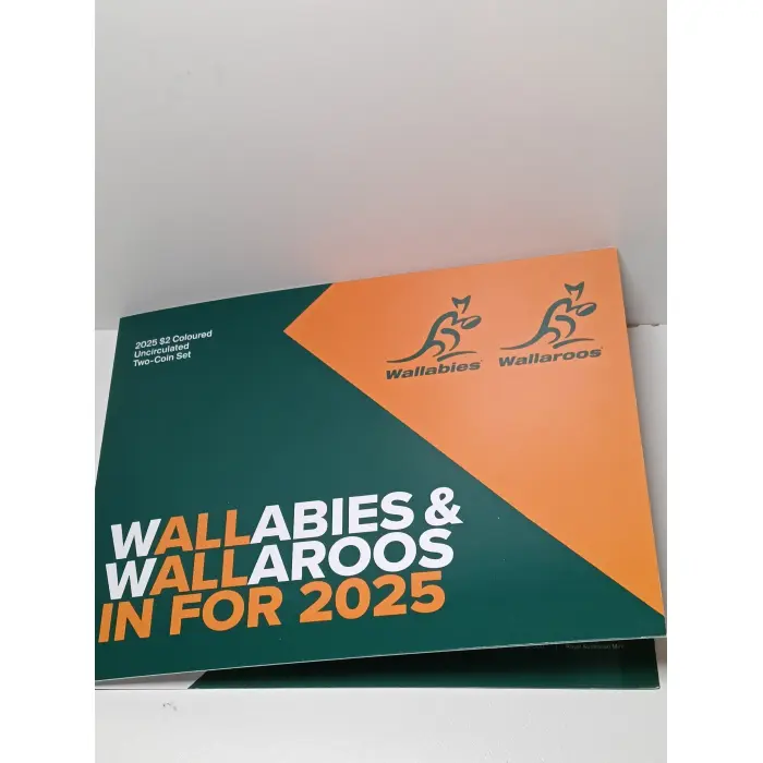 2025 $2 Wallabies & Wallaroos 2 Coin set