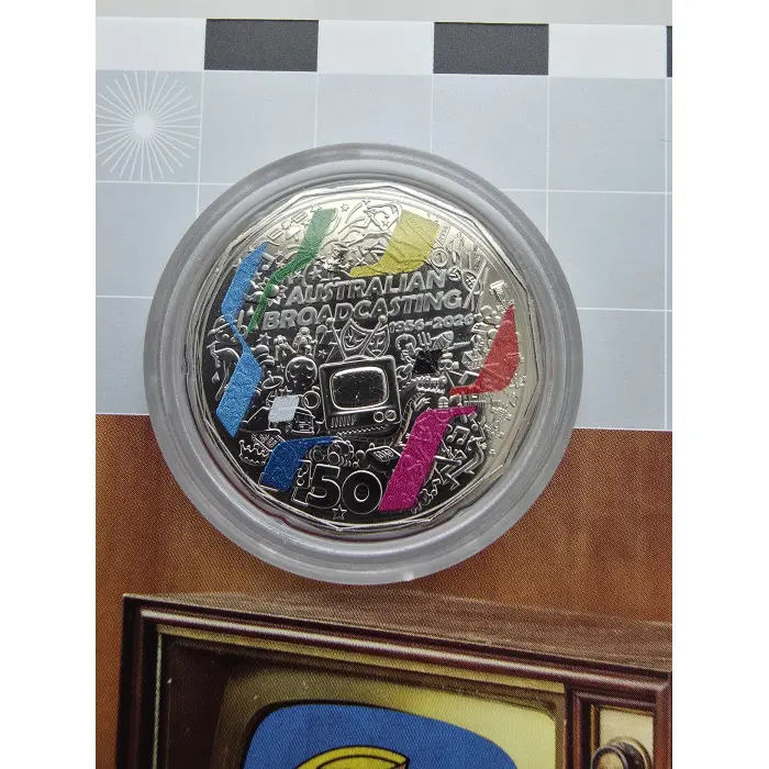 70th Anniversary of Australia’s First Television Broadcast - 50c Coin