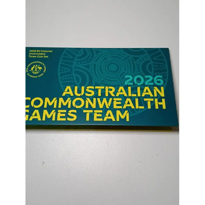 2026 $2 Australian Commonwealth Games Team UNC 3-coin set Glasgow