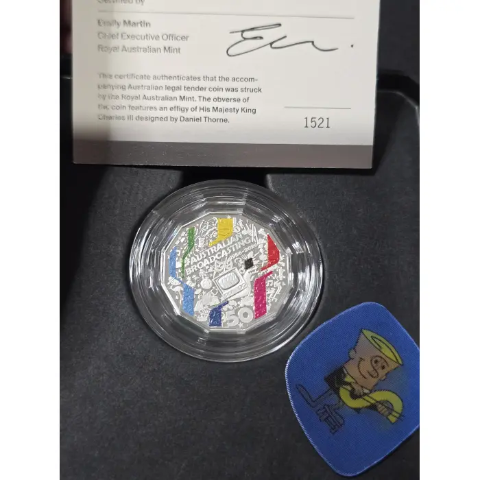 2026 50c 70th Anniversary of Australia’s First TV Broadcast Coin Bundle 