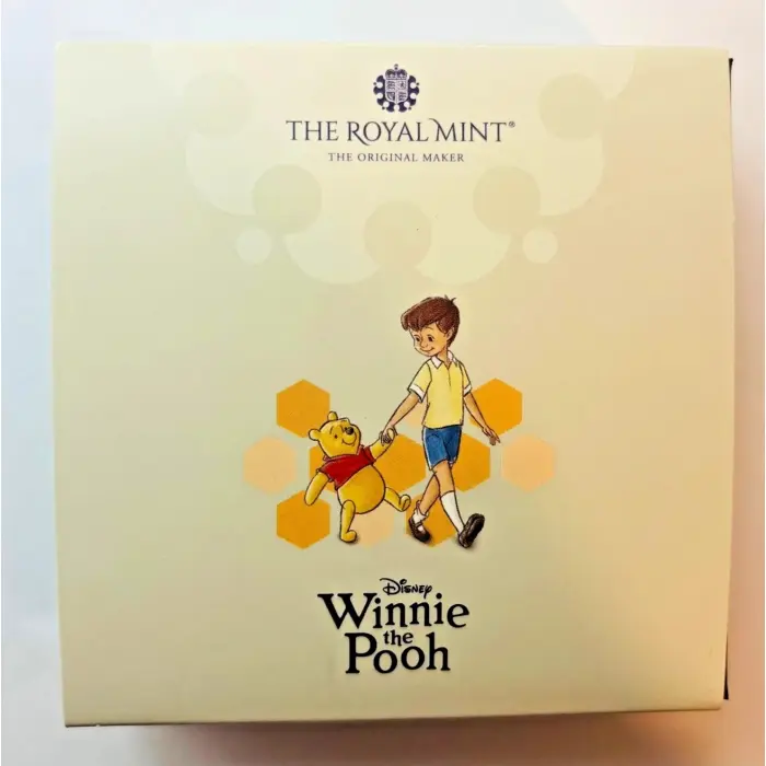   Share 2026 Winnie the Pooh 100 Years Loyalty 50p Silver Proof Colour Coin 1926