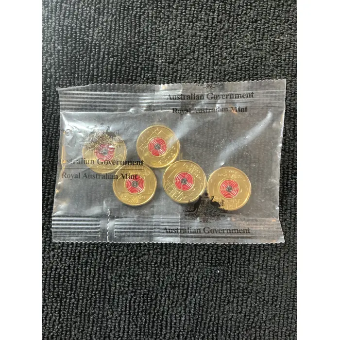 2018 100 Years of Armistice $2 unc RAM bag of 5