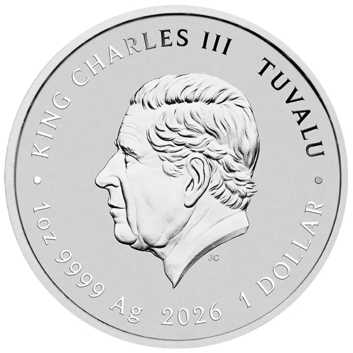 2026 Tuvalu $1 "DUNE" 1oz Silver Coloured Coin — The Perth Mint