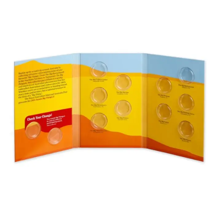 2025 Aussie Big Things 2 – 10-coin Folder and Tube Set