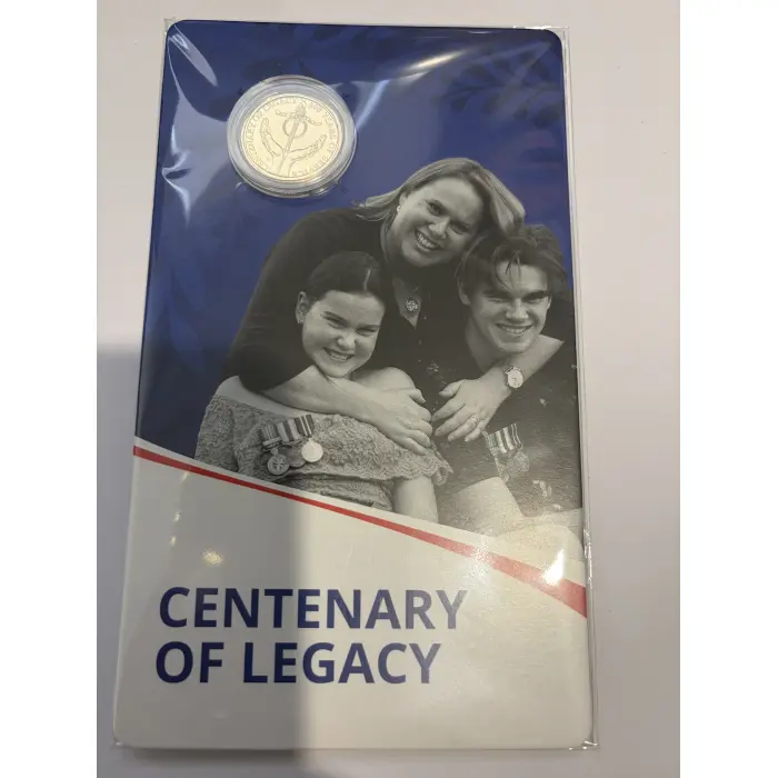 2023 Centenary Of Legacy $1 Dollar Uncirculated Coin On Card RAM Australian Mint