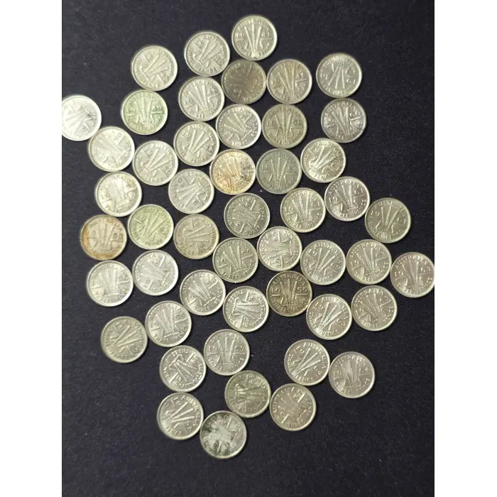 Lot of 49 Australian Pre-Decimal Threepence (3d) Silver Coins (1948–1964)