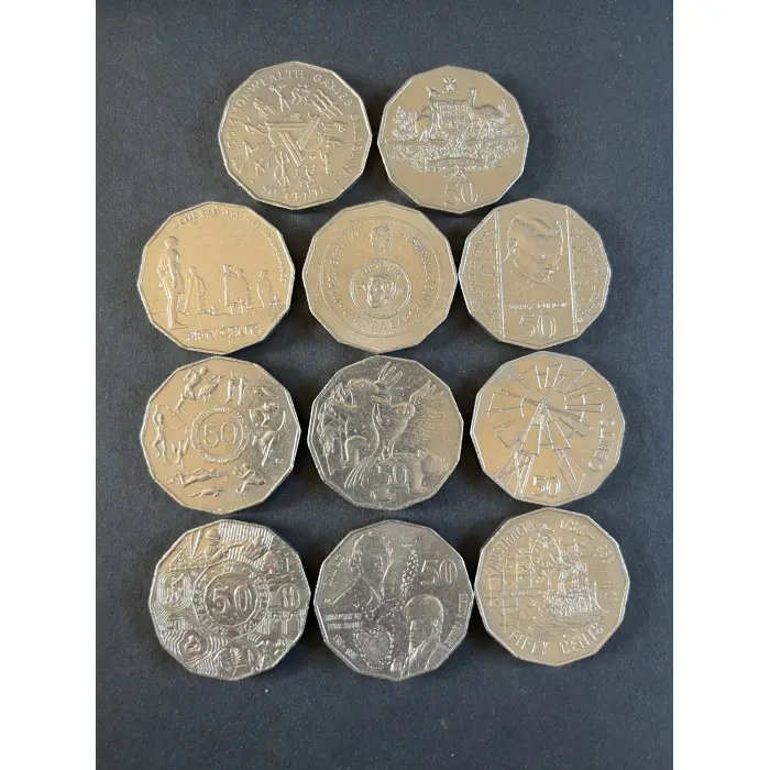 Australian 50-cent commemorative coins