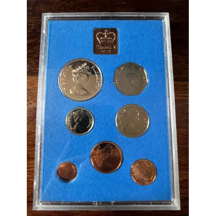 1972 Coinage of Great Britain and Northern Ireland Proof Set.