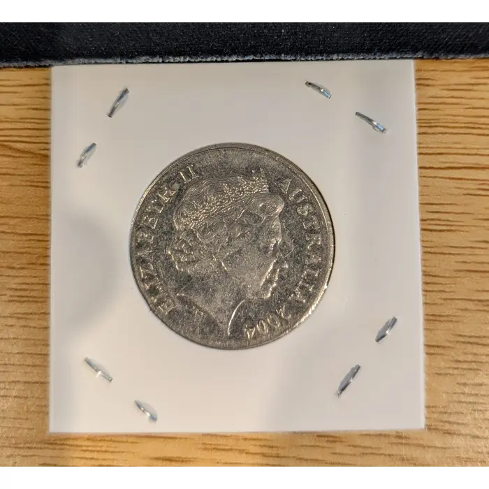 ROTATION ERROR  2004 20 cent coin