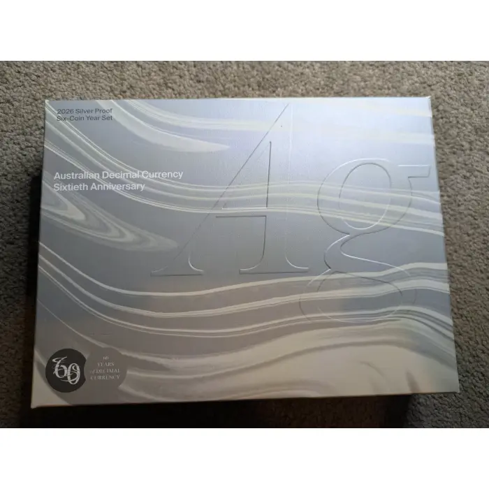 2026 Six-Coin Silver Proof Year Set – 60th Anniversary of Decimal