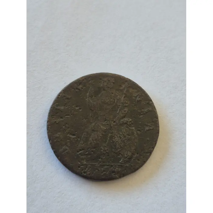 1694 William & Mary Copper Farthing – Great Britain