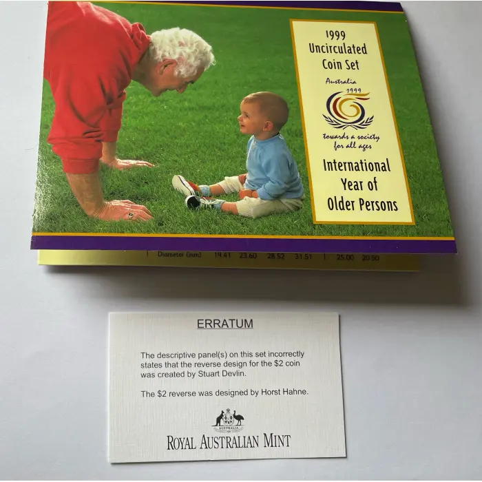 1999 UNC Coin Set