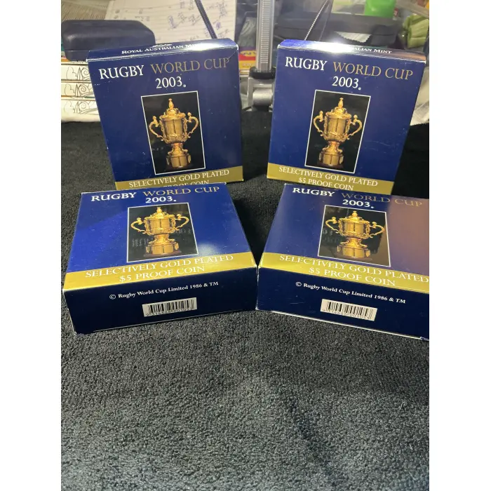 2003 Rugby World Cup silver coins