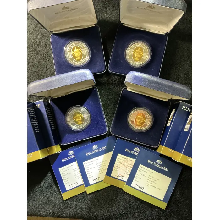 2003 Rugby World Cup silver coins