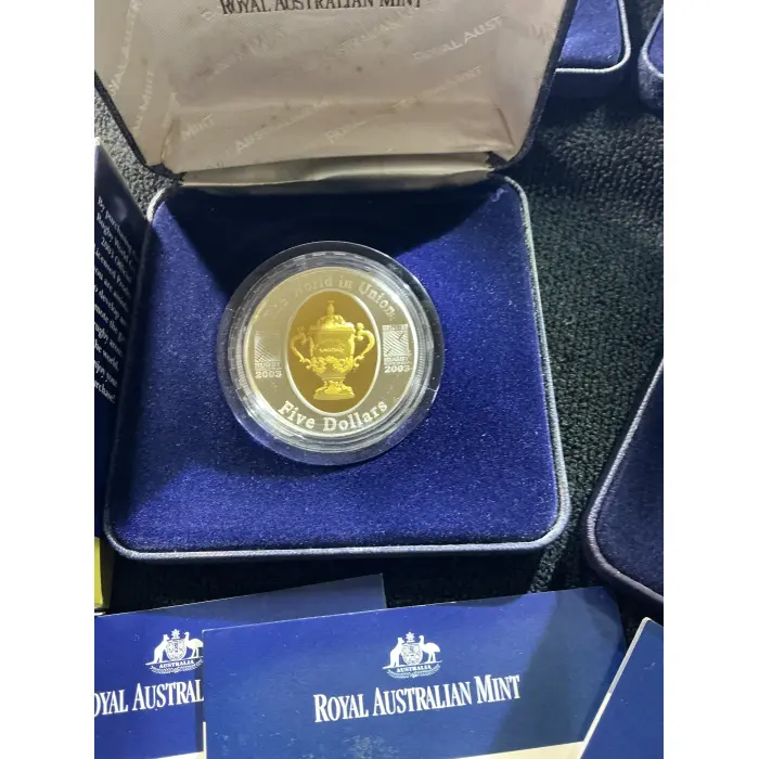 2003 Rugby World Cup silver coins