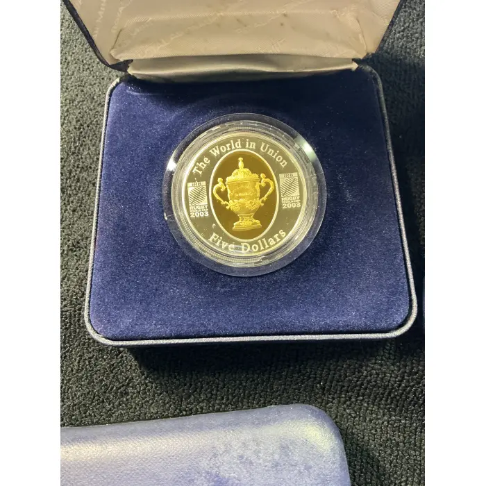 2003 Rugby World Cup silver coins