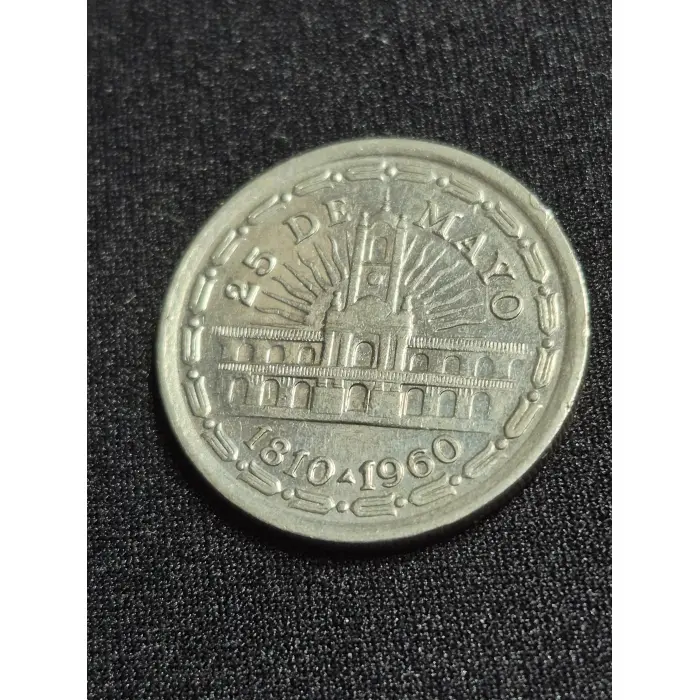 Argentina 1 Peso Coin 1960 - 150th Anniversary May Revolution (1810-1960)