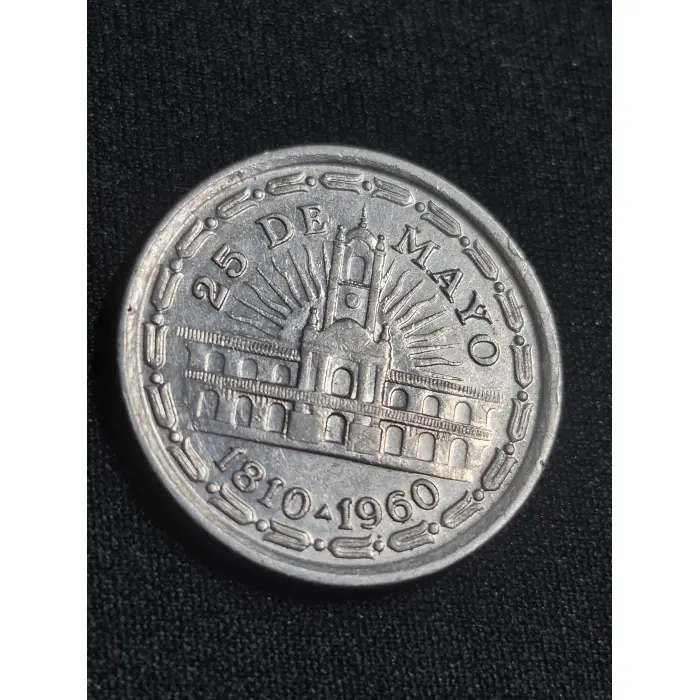 Argentina 1 Peso Coin 1960 - 150th Anniversary May Revolution (1810-1960)