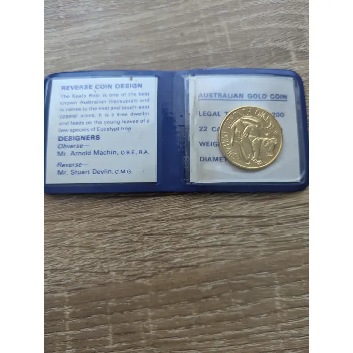 1980 Australian Koala $200 Gold Coin 22ct 10gr