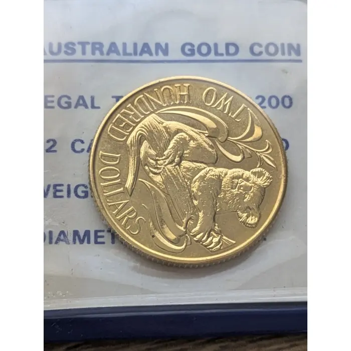 1980 Australian Koala $200 Gold Coin 22ct 10gr