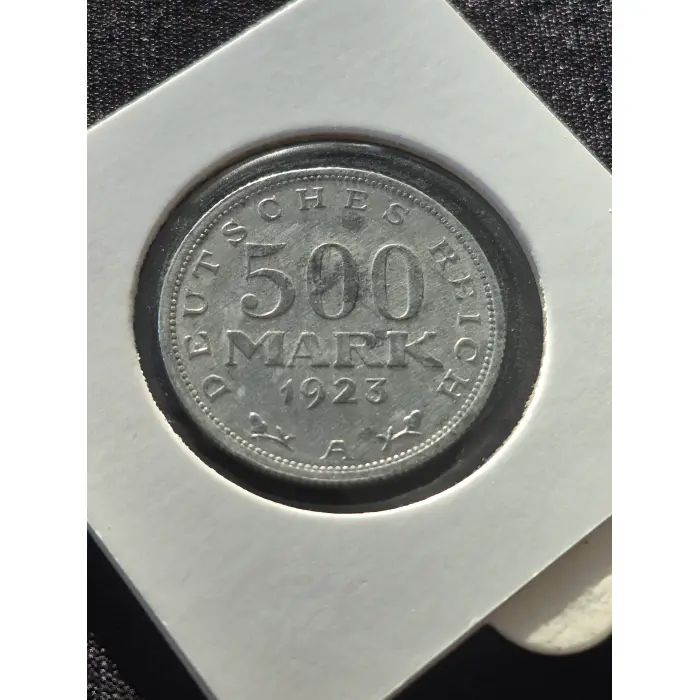 1923 Germany 500 Mark – Weimar Republic Historic Coin