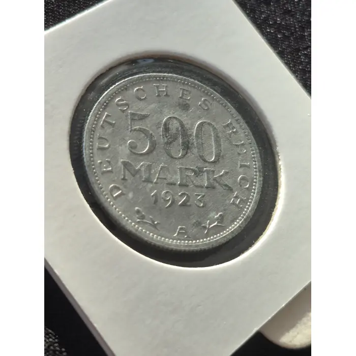 1923 Germany 500 Mark – Weimar Republic Historic Coin