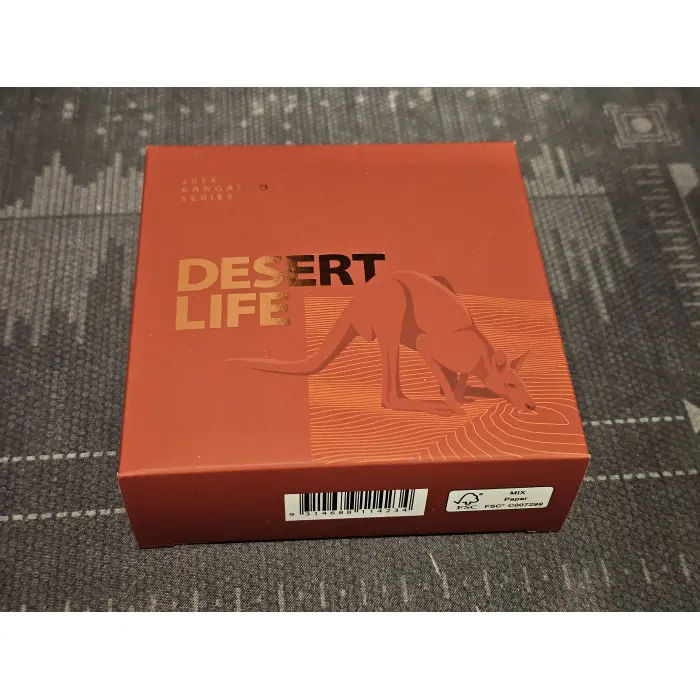 2024 KANGAROO SERIES DESERT LIFE $5 1OZ 99.9% FINE SILVER PROOF COIN
