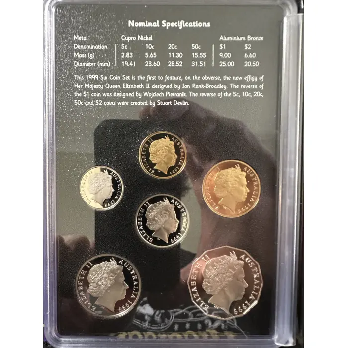 1999 RAM Proof coin set