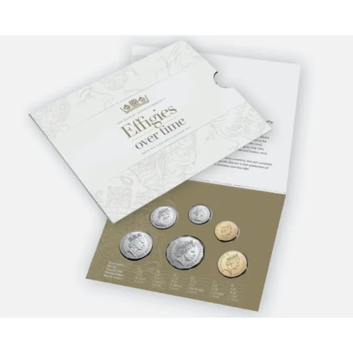 2019 Australia Queen Elizabeth II Effigies Over Time Six/6 Uncirculated Coin set