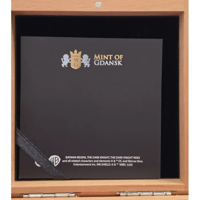 Mint of Gdansk The Joker 2025 200g .999 Silver Matte Coin, Certificate 56/100