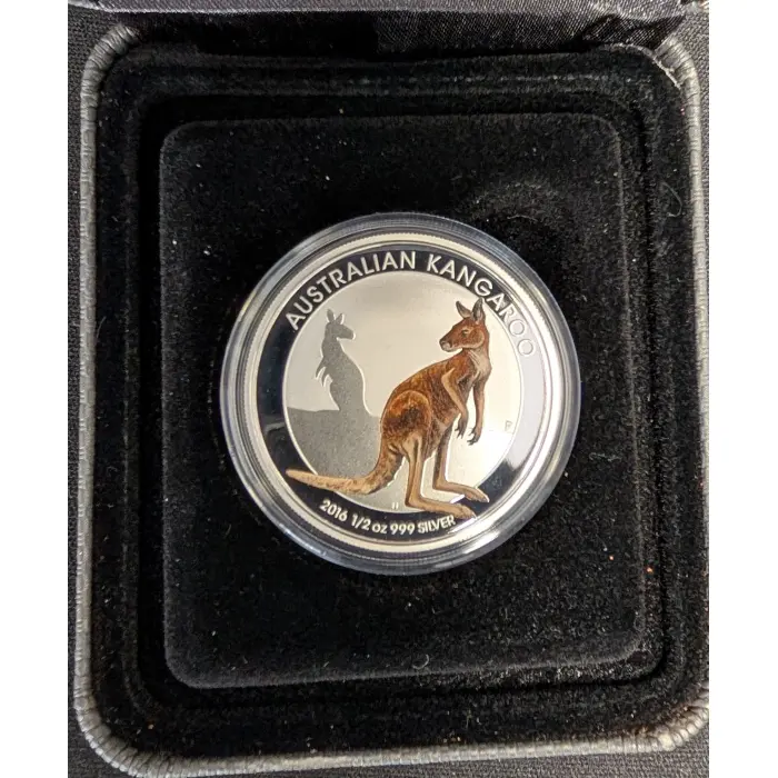 2016 50c 1/2oz silver proof Kangaroo Melbourne Money Expo