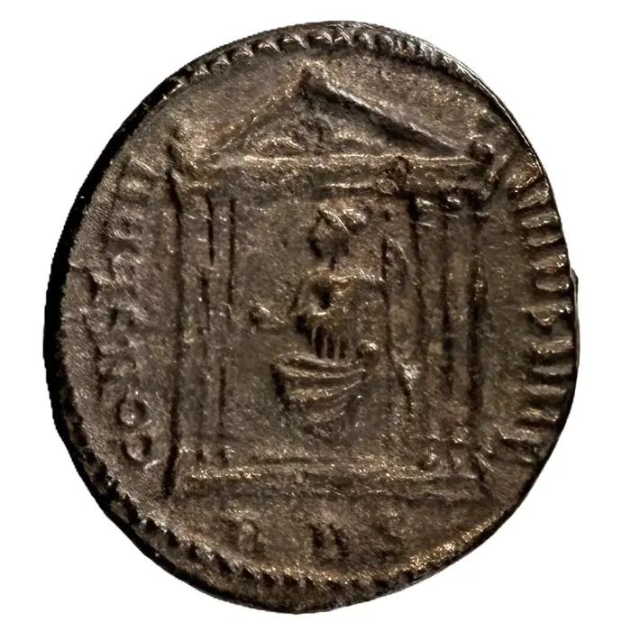 ROMAN Maxentius (306-312 AD) billon follis (S14982) aEF/gVF
