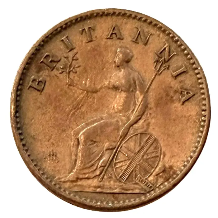 ENGLISH 1806 George III farthing (S3782) EF