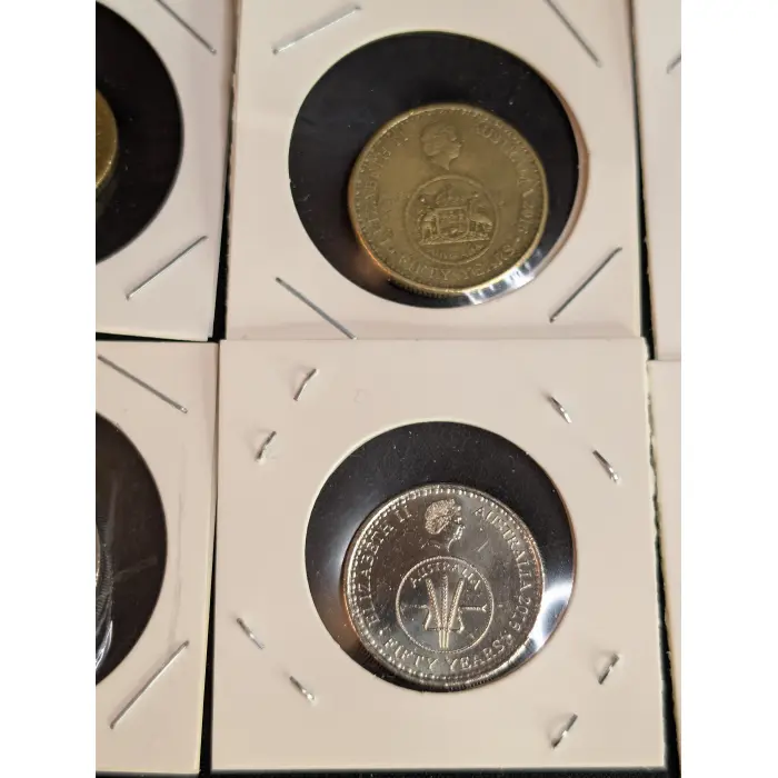 2016 SET OF 6 CHANGEOVER COINS -circulated 