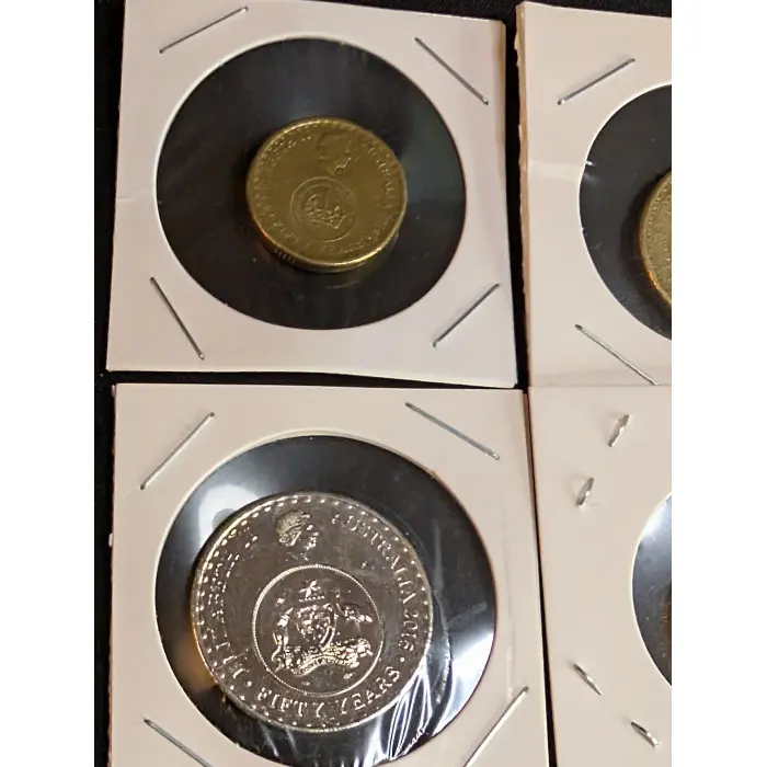 2016 SET OF 6 CHANGEOVER COINS -circulated 